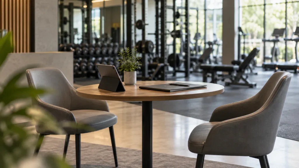 Consultoría de ventas para gimnasios: zona de atención al cliente del centro
