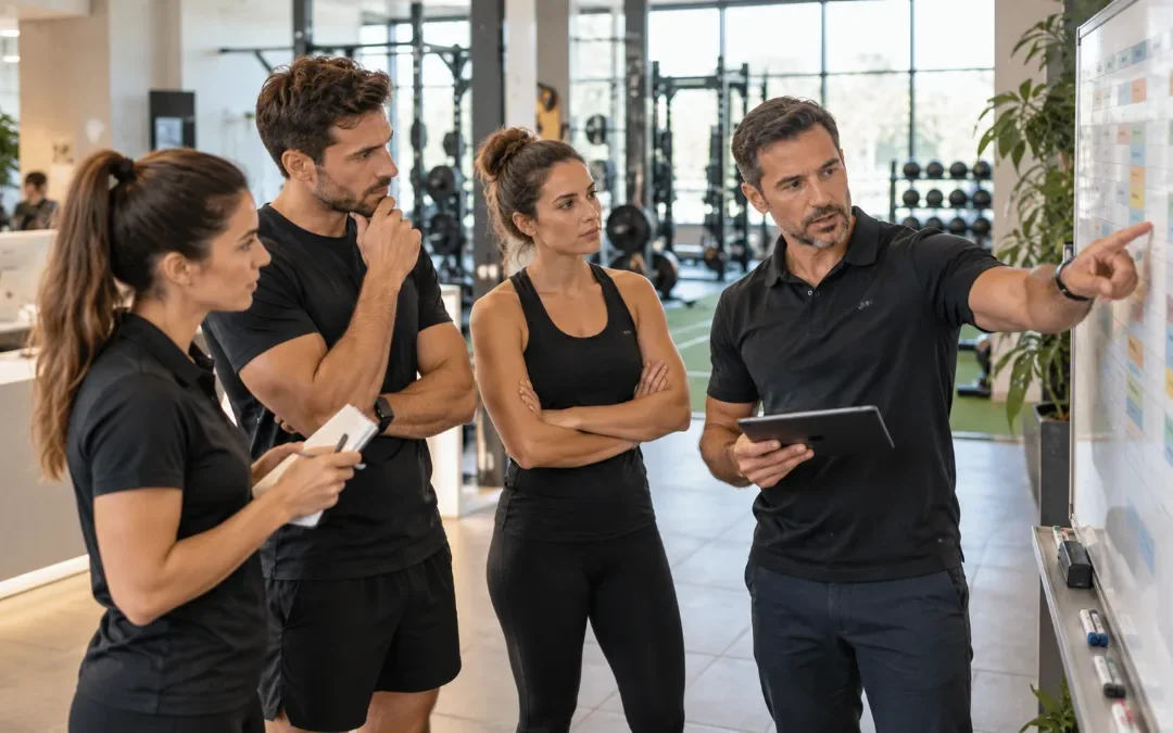 Plantilla de un gimnasio: cuántos empleados necesitas y qué puestos cubrir